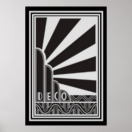 Art Deco Poster 13 x 19