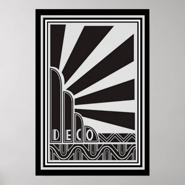 Art Deco Poster 13 x 19 (Framsidan)