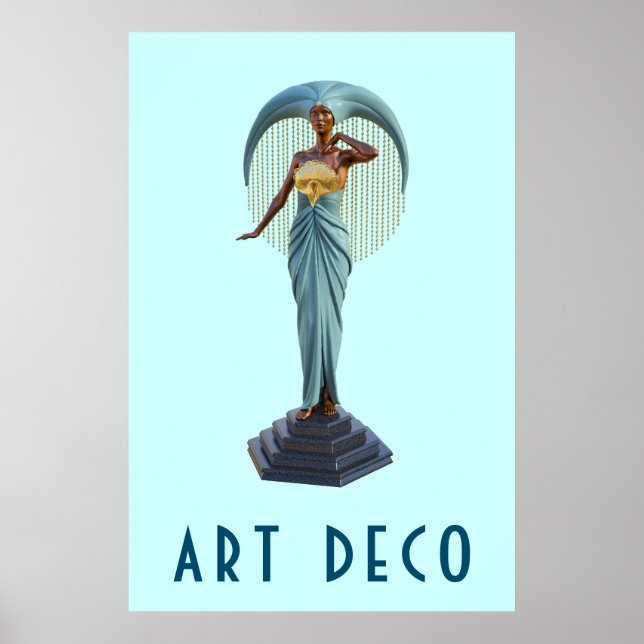 Art Deco-Poster Poster (Framsidan)