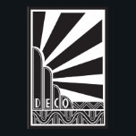 Art Deco-Poster Poster<br><div class="desc">Den här häpnadsväckande konsthandlingen poster ett fantastiskt tillägg till dekorn i vilket rum som helst - få den ramad!</div>