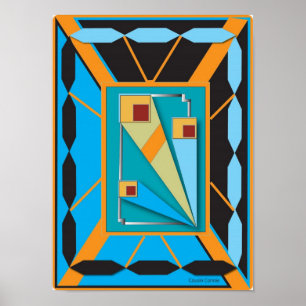 Art Deco-Poster Poster