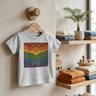 Art Deco Pride Flagga Rainbow II Vintage 1920s T Shirt