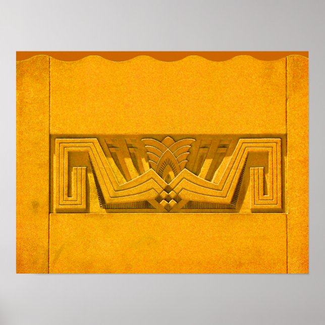 Art Deco-Print Poster (Framsidan)