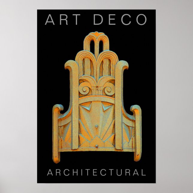 Art Deco-Print Poster (Framsidan)