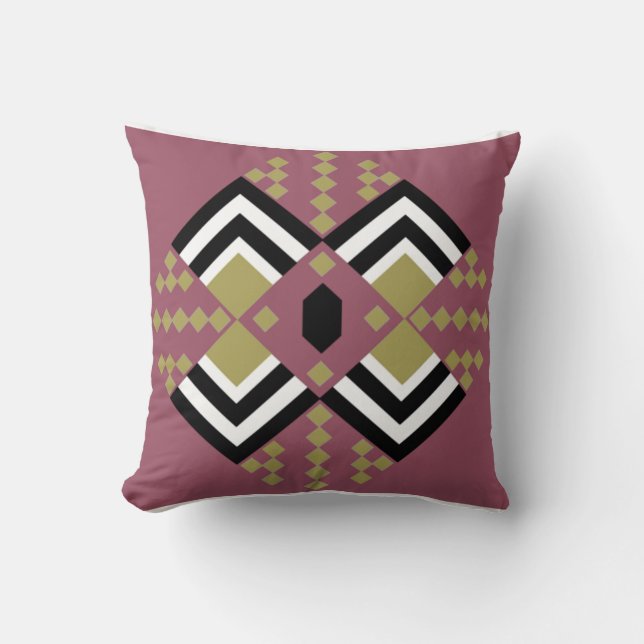 Art Deco Quilt Inspired Kudde (Framsida)