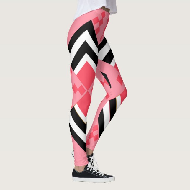 Art Deco Quilt Inspired Leggings (Höger)