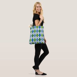 Art Deco Rain Argyle Tygkasse