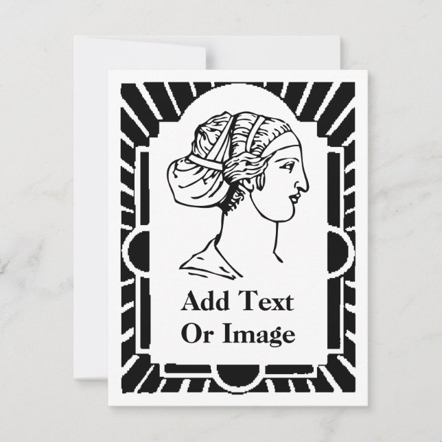 Art Deco Ram, Marquee, lägg till text (Framsida)