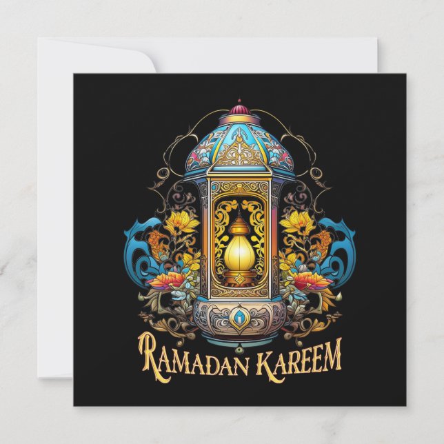 Art Deco Ramadan Inbjudningar (Framsida)