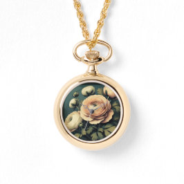 Art Deco Ranunculus eWatch Ur Armbandsur