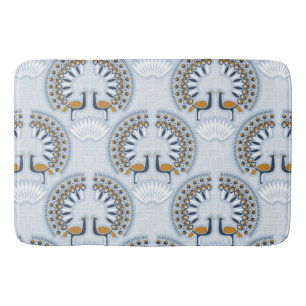 Art Deco retro Peacock Badrumsmatta