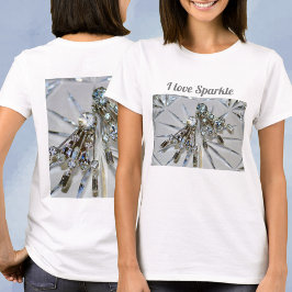 Art Deco Rhinestones Retro Glam T Shirt