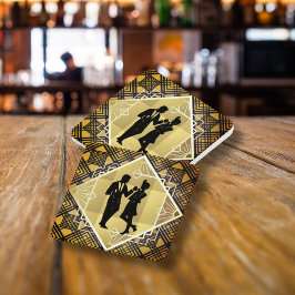Art Deco Roaring 20:s par Nyårsafton Party Underlägg Papper