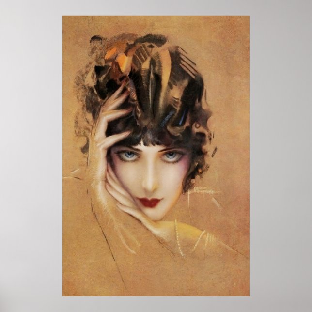 Art Deco - Rolf Armstrong - Glamick Girl Poster (Framsidan)