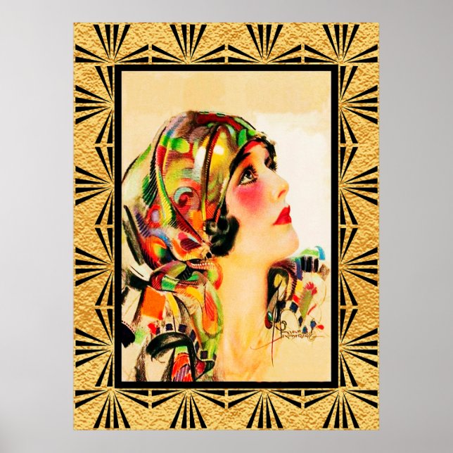 Art Deco Rolf Armstrong Poster (Framsidan)