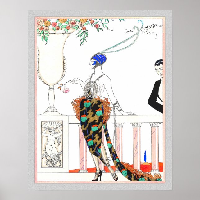 Art Deco Romantic Mode par Poster (Framsidan)
