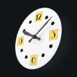 Art Deco Round Clock Rund Klocka<br><div class="desc">Gör det till konst-deco-påverkan för att spira upp ställe..</div>