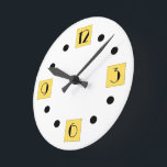 Art Deco Round Clock Rund Klocka<br><div class="desc">Gör det till konst-deco-påverkan för att spira upp ställe..</div>