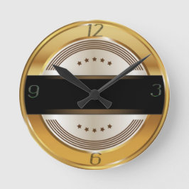 Art deco rund klocka