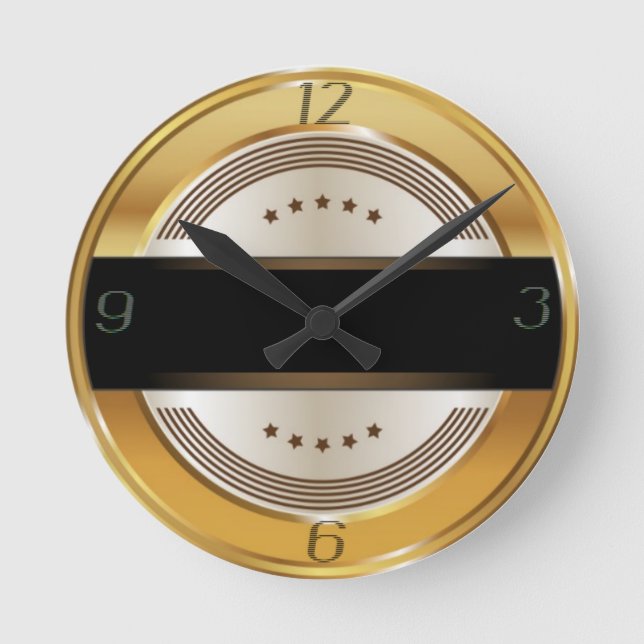 Art deco rund klocka (Framsida)