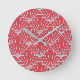 Art Deco  Rund Klocka