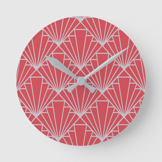 Art Deco  Rund Klocka (Framsida)