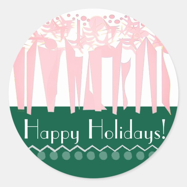 ART DECO RUNT KLISTERMÄRKE (Framsida)