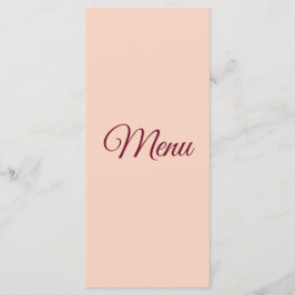 Art Deco saga bröllop Meny