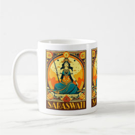 Art Deco Saraswati Kaffemugg