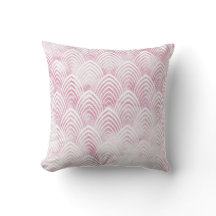 Art Deco Scale Rosa White Geometry Marble Stone