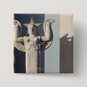 Art Deco Sculpture vid Texas statliga mässan Knapp