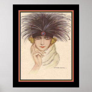 Art Deco Showgirl Print by Nanni ca. 1928 Poster