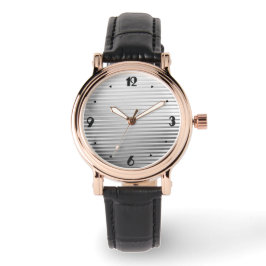 Art Deco Silver Satin Rand Armbandsur