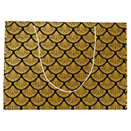 Art Deco-Sjöjungfru - Svarta och Guld