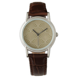 Art Deco Skal Inspirerad Klocka