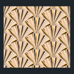 Art Deco-skalor: Geometric Golden Glamor Poster<br><div class="desc">Geometric färg sömlös mönster. Abstrakt fläkt, skalor, snäcka struktur. Squama stil, Art deco-bakgrund med beige och guldfärgat linjer. Dekorativ lyxfiber, tapet, som omsluter papper Vintage fyller Luxuriöst geometriskt mönster med gyllene beröring. Öka retoriken med en aning opulens. Geometriskt fläkt och snäcka mönster med lyxkänsla. geometrisk bakgrund, mönster, abstrakt, illustration, struktur,...</div>