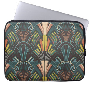 Art Deco Skriv ut Neoprene Laptop sleeve, 13 tum 1 Fodral
