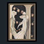 Art Deco Skriv ut "på danset" med Dodo 12 x 16 Poster<br><div class="desc">Unik Dodo Art Deco-utskrift "på danset"</div>