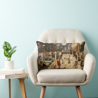 Art Déco Skyline Lumbarkudde