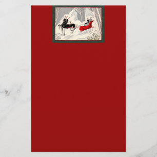 Art Deco Sleigh Ride Brevpapper