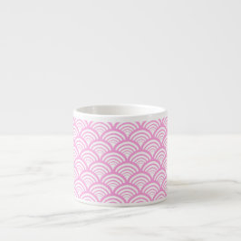 Art Deco snäckformad båge geometrisk Grapefrukt Ro Espressomugg