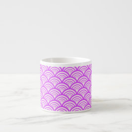 Art Deco Sniglar Båge Geometrisk Hetrosa Espressomugg