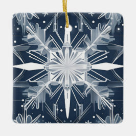 Art Deco Snowflake Ornament
