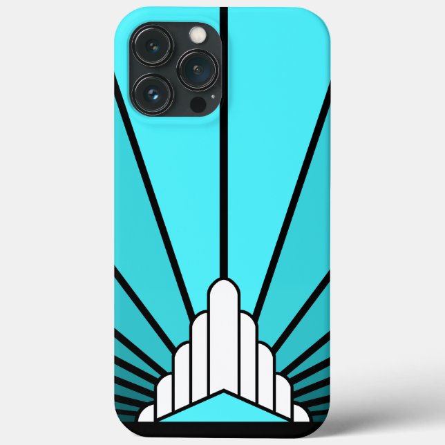 Art deco sol i aqua (Baksida)