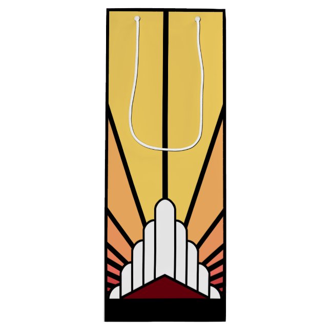 Art deco sol i gryning (Framsidan)