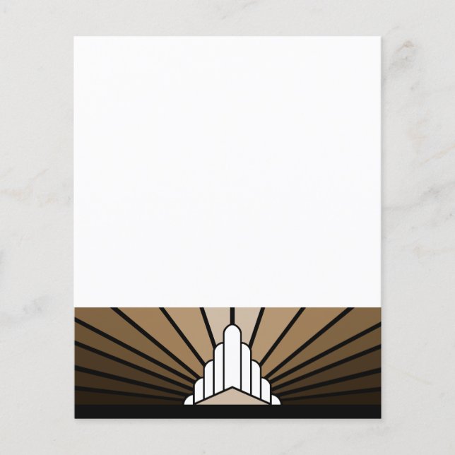 Art deco sol i Pappra Lakan (Framsida)