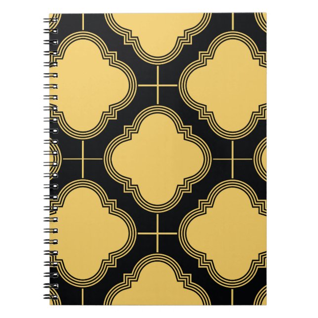 Art deco: sömlös prydnadselegans. anteckningsbok (Framsidan)