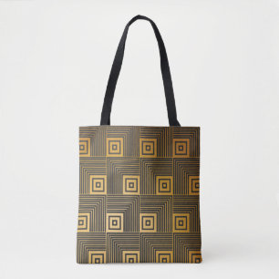 Art Deco, sömlös vintage tapet mönster Tygkasse