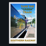 Art Deco Southern Railway Poster<br><div class="desc">En serie vintage affisch som återspeglar stil på 1920- och 30-talen. Tillgänglig för vissa proportioner skapat endast i gloriös oljeeffekt i fullt färg. Lämplig för alla åldrar.</div>