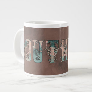 Art Deco Southpaw Large Coffee Mugg Jumbo Mugg